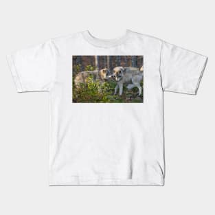 Gray Wolf Kids T-Shirt